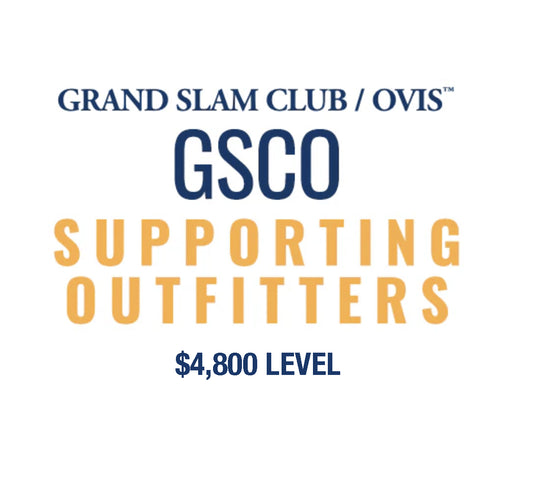 GSCO Supporting Outfitter ($4,800 Level)